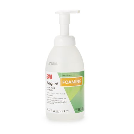 3M Hand Sanitizer 3M™ Avagard™ 16.9 oz. Ethyl Alcohol Foaming Pump Bottle - Each - 9321A-EA