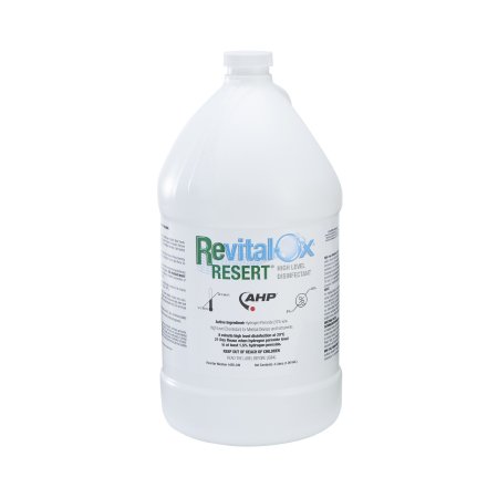 Steris Hydrogen Peroxide High-Level Disinfectant Revital-Ox® RESERT® RTU Liquid 4 Liter Container Max 21 Day Reuse - Case of 4 - 4455AW-CS