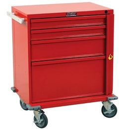 Harloff Crash Cart V-Series Red - Each - V24-4B-EA