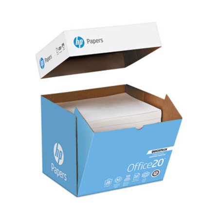 HP Papers Office20 Paper, 92 Bright, 20 lb Bond Weight, 8.5 x 11, White, 2, 500/Carton - CT/1 - HEW-112103-CT
