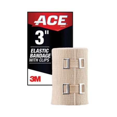 Ace™ Elastic Bandage with E-Z Clips, 3 x 64 - Each - MMM-207314-EA