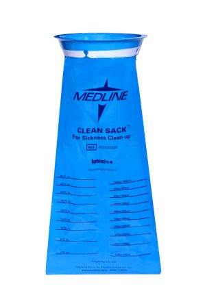 Medline Emesis Bag Clean Sack™ 36 oz. Blue - Each - NON80328-EA