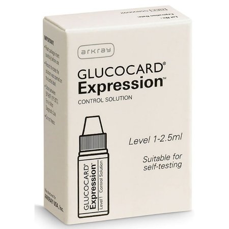 Arkray USA Diabetes Management Test Control Solution Glucocard® Expression™ Blood Glucose Level 1 1 X 2.5 mL - Each - 570005-EA