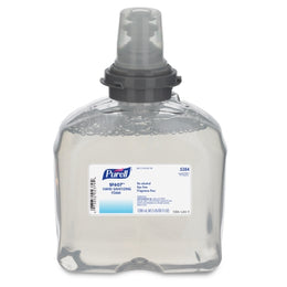 GOJO Alcohol-Free Hand Sanitizer Purell® SF607™ 1,200 mL BZK (Benzalkonium Chloride) Foaming Dispenser Refill Bottle - Case of 2 - 5384-02-CS