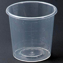 Sklar Graduated Medicine Cup Sklar® 1 oz. Clear Plastic Disposable - Case of 50 - 96-8951-CS