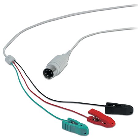 Natus Medical ECG Cable 3 Clip, Sheilded, 1.2 cm - Pack of 1 - 9013C0232-PK