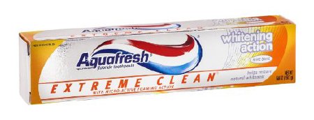 Glaxo Consumer Products Toothpaste Acquafresh® Extreme Clean Mint Blast Flavor 5.67 oz. Tube - Each - 00135023406-EA