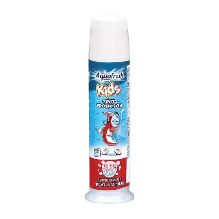 Glaxo Consumer Products Toothpaste Acquafresh® Kids Bubblemint Flavor 4.6 oz. Pump - Each - 00135061901-EA
