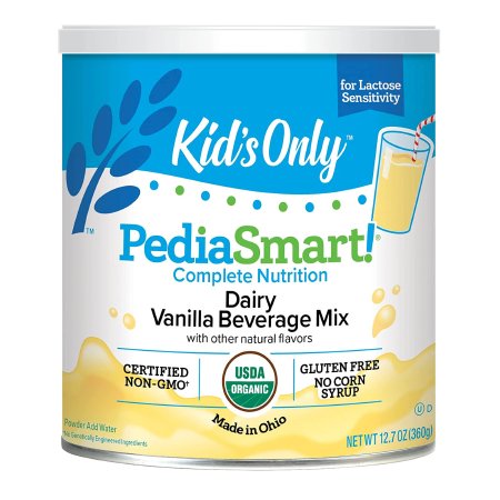 Natures One Inc Pediatric Oral Supplement PediaSmart® Organic 360 Gram Can Powder Organic - Case of 6 - 88101-1-CS