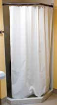 Covoc Shower Curtain 84 Inch Vinyl, Antimicrobial - Each - COVOC1018-EA