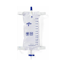 Medline Urinary Leg Bag Medline® Sterile Fluid Path 1100 mL Vinyl / Flocked - Each - DYND12588-EA
