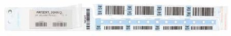 Precision Dynamics Identification Wristband Securline® Bloodband Clasp Closure Without Legend - Box of 150 - 2431-16-PDB-BX