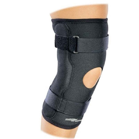DJO Knee Brace DonJoy® Large Pull-On / Hook and Loop Strap Closure 21 to 23-1/2 Inch Thigh Circumference / 15 to 17 Inch Knee Circumference / 16 to 18 Inch Calf Circumference Left or Right Knee - Each - 11-0556-4-EA