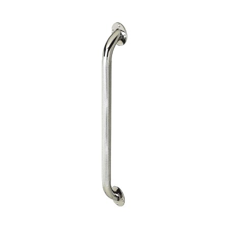Medline Grab Bar Chrome Finish Knurled Steel - Case of 3 - MDS86012CHR-CS