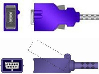 Sage Services Group SpO2 Extension Cable Sage Services Serial Connector Monitor Side, 9-Pin Connector Sensor Side, 3.0m - Each - E06X-30M-EA