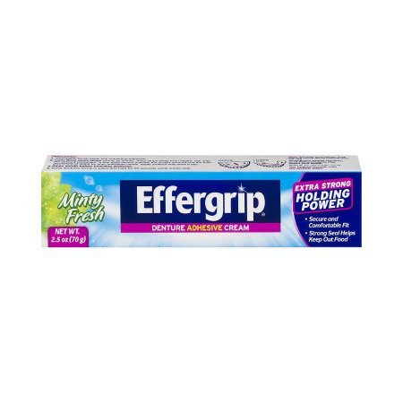 Medtech Laboratories Denture Adhesive Effergrip® Cream 2.5 oz. - Each - 81483201031-EA