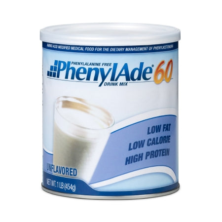 Nutricia North America Oral Supplement PhenylAde® 60 Unflavored Powder 16 oz. Can - Case of 4 - 119852-CS