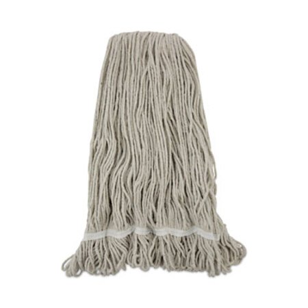 Boardwalk® Pro Loop Web/Tailband Wet Mop Head, Cotton, 24oz, White - Each - BWK-424CEA-EA