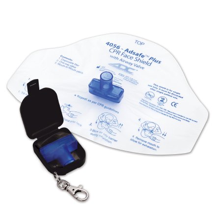 American Diagnostic Corp Adsafe™ Plus CPR Face Shield - Each - 4056BK-EA