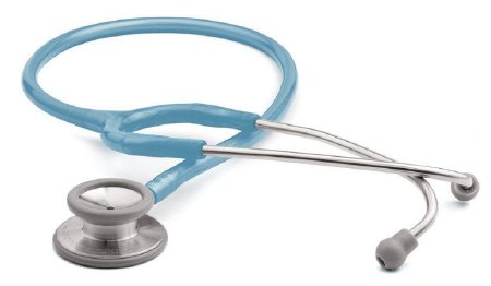 American Diagnostic Corp Classic Stethoscope Adscope® 603 Ceil Blue 1-Tube 22 Inch Tube Double Sided Chestpiece - Each - 603MCB-EA