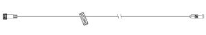 ICU Medical IV Extension Set Micro Bore 12 Inch Tubing Without Filter Sterile - Case of 50 - 645728-CS