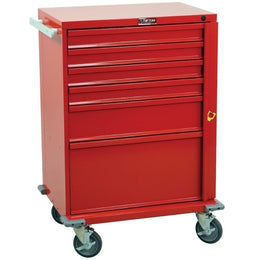 Harloff Treatment Cart V-Series Red - Each - V30-6B-EA