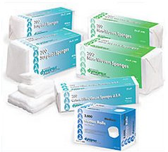 Dynarex Gauze Sponge Dynarex® 4 X 4 Inch 200 per Pack NonSterile 16-Ply Square - Case of 2000 - 3244-CS