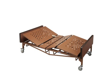 Medline Electric Bed Bariatric Full 80 Inch Length Pan Deck 18 to 26-1/2 Inch Height Range - Each - MDR107004-EA