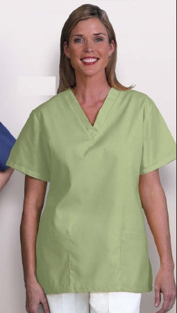 Fashion Seal Uniforms Scrub Shirt Medium Black 2 Pockets Short Set-In Sleeve Female - Each - 7012-M-EA