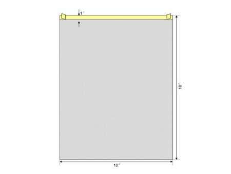 Welmed General Purpose Drape ClearView 12 W X 18 L Inch Sterile - Pack of 10 - 1501-1000-PK