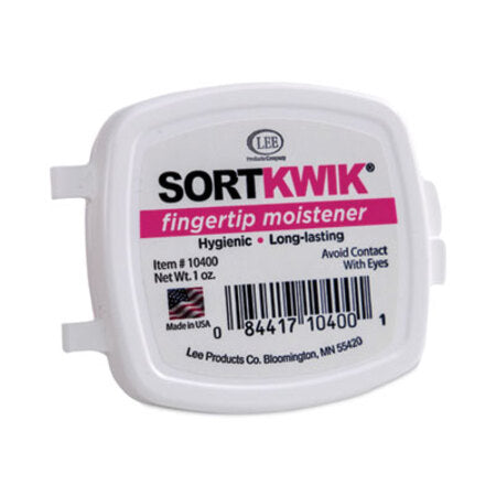 LEE Sortkwik Fingertip Moisteners, 1 oz, Pink - Each - LEE-10400-EA