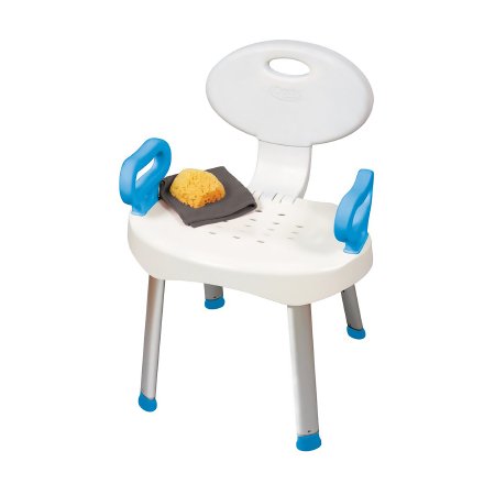 Apex-Carex Healthcare Shower Chair Carex® Aluminum Frame With Backrest 300 lbs. Weight Capacity - Case of 3 - FGB66000 0000-CS