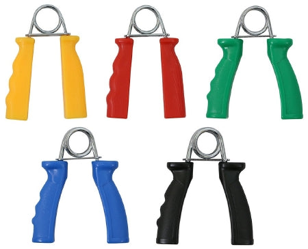 Fabrication Enterprises Hand Exerciser Set CanDo® Twist-n-Bend™ Adult Yellow / Red / Green / Blue / Black Fixed Resistance Grip - Each - 10-1809-EA