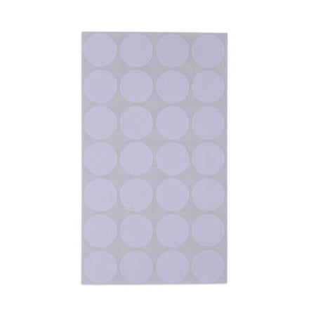 Universal® Self-Adhesive Removable Color-Coding Labels, 0.75" dia, White, 28/Sheet, 36 Sheets/Pack - Pack of 1 - UNV-40108-PK