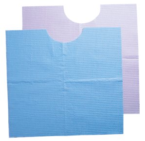 Tidi Products Bib Tidi® Ultimate Slipover Disposable Poly / 3-Ply Tissue - Case of 400 - 917903-CS