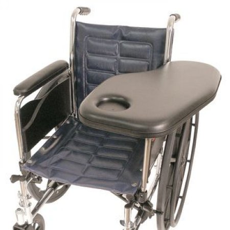 Patterson Medical Supply Flip-Away Padded Standard Half Tray For Standard and Desk Arm Style Wheelchair - Each - 081505718-EA