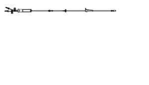 BD IV Pump Set Alaris® Pump Without Ports 15 Drops / mL Drip Rate With Filter 126 Inch Tubing - Case of 10 - 10015414-CS