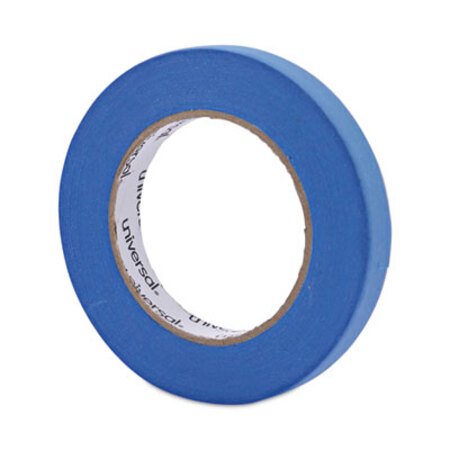 Universal® Premium Blue Masking Tape with UV Resistance, 3" Core, 18 mm x 54.8 m, Blue, 2/Pack - Pack of 2 - UNV-PT14019-PK