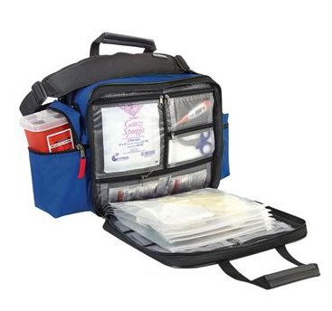 Hopkins Medical Products Medical Bag EZ-View 600D Waterproof Polyester 8 X 11-3/4 X 14 Inch - Each - 532020-NV-EA