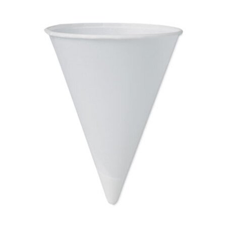 Solo® Cone Water Cups, Cold, Paper, 4 oz, White, 200/Pack - Pack of 1 - SCC-4BR-PK