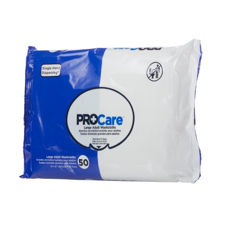 First Quality Personal Wipe ProCare™ Soft Pack Aloe / Vitamin E Scented 50 Count - Case of 600 - CRW-050-CS