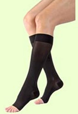 BSN Medical Compression Stocking JOBST® Ultrasheer Knee High X-Large / Full Calf Natural Open Toe - Pair - 119747-PR