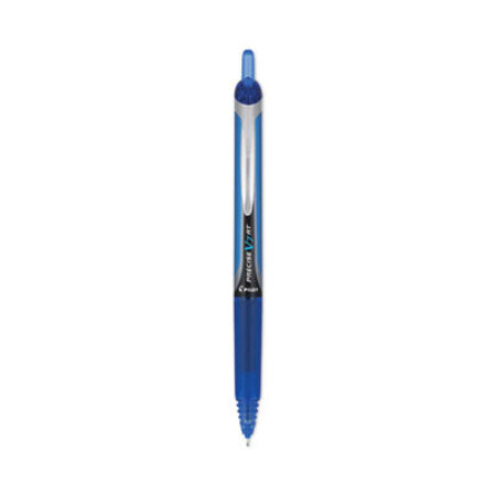 Pilot® Precise V7RT Roller Ball Pen, Retractable, Fine 0.7 mm, Blue Ink, Blue Barrel - DZ/1 - PIL-26068-DZ