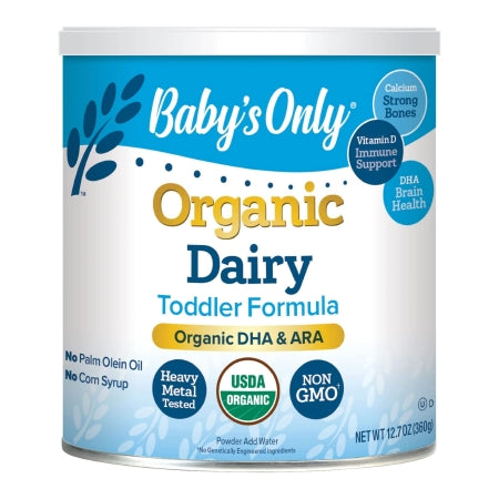 Natures One Inc Toddler Formula Baby's Only® Organic Dairy 360 Gram Can Powder Organic - Case of 6 - 22902-1-CS