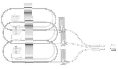 EMED Technologies Subcutaneous Infusion Set SAF-Q™ 27 Gauge X 3 6 mm 36 Inch Tubing Without Port - Box of 10 - SAF-Q-306-G27-BX