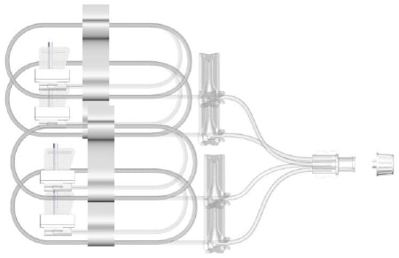 EMED Technologies Subcutaneous Infusion Set SAF-Q™ 27 Gauge X 4 9 mm 36 Inch Tubing Without Port - Box of 10 - SAF-Q-409-G27-BX