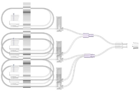 EMED Technologies Subcutaneous Infusion Set SAF-Q™ 27 Gauge X 5 9 mm 36 Inch Tubing Without Port - Box of 10 - SAF-Q-509-G27-BX