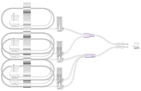EMED Technologies Subcutaneous Infusion Set SAF-Q™ 27 Gauge X 6 9 mm 36 Inch Tubing Without Port - Box of 10 - SAF-Q-609-G27-BX