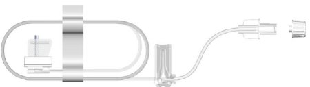 EMED Technologies Subcutaneous Infusion Set Sub-Q 24 Gauge 12 mm 36 Inch Tubing Without Port - Box of 50 - SUB-112-G24-BX