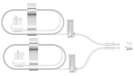 EMED Technologies Subcutaneous Infusion Set Sub-Q 27 Gauge X 2 12 mm 36 Inch Tubing Without Port - Box of 10 - SUB-212-G27-BX